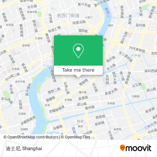 迪士尼 map
