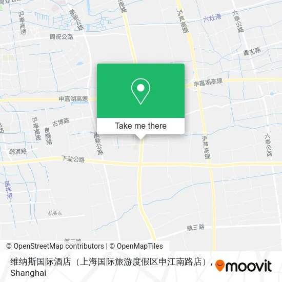 维纳斯国际酒店（上海国际旅游度假区申江南路店） map