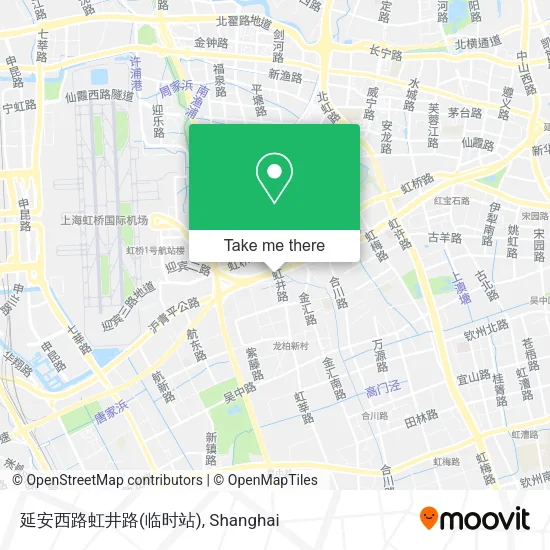 延安西路虹井路(临时站) map