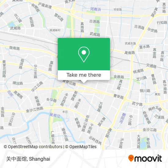 关中面馆 map