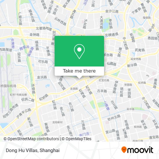 Dong Hu Villas map