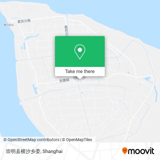 崇明县横沙乡委 map