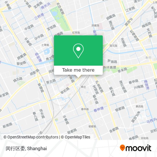 闵行区委 map