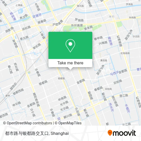 都市路与银都路交叉口 map