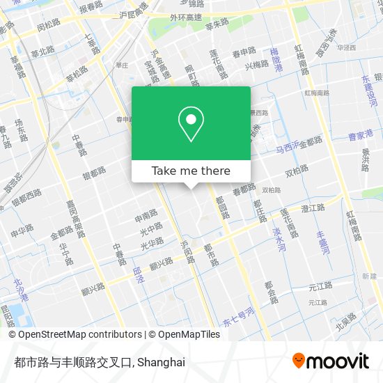 都市路与丰顺路交叉口 map