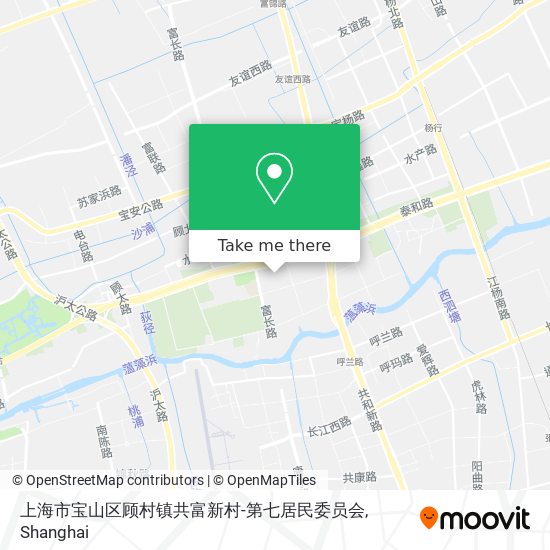 上海市宝山区顾村镇共富新村-第七居民委员会 map