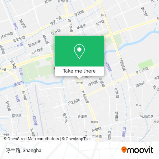 呼兰路 map