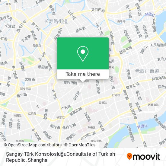 Şangay Türk KonsolosluğuConsultate of Turkish Republic map
