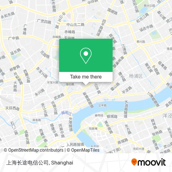 上海长途电信公司 map