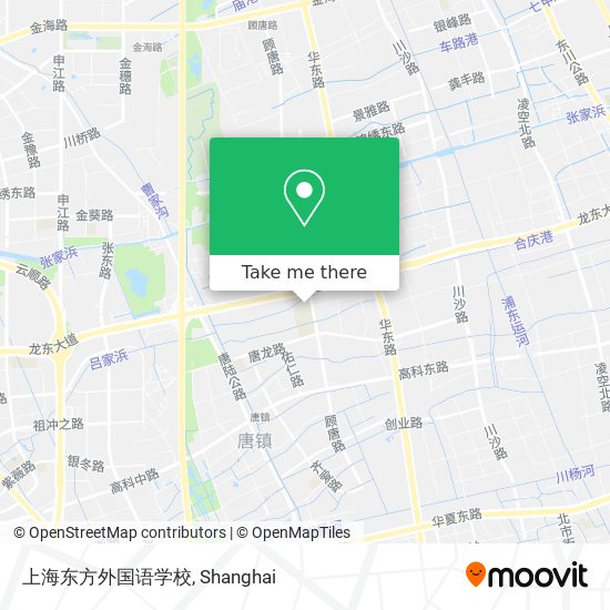 上海东方外国语学校 map