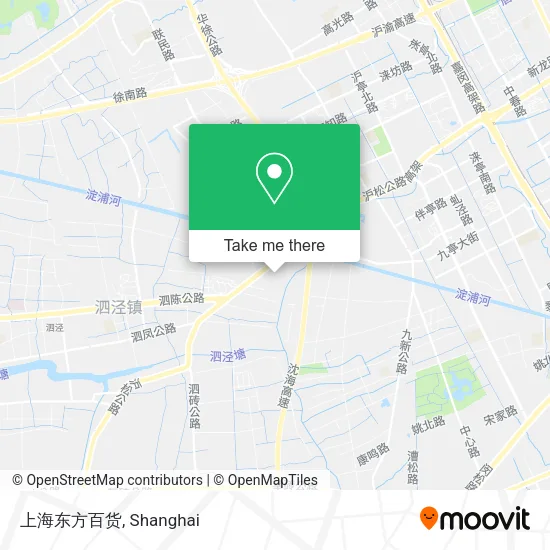 上海东方百货 map