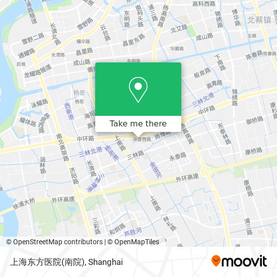 上海东方医院(南院) map