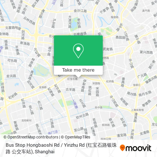 Bus Stop Hongbaoshi Rd / Yinzhu Rd (红宝石路银珠路 公交车站) map