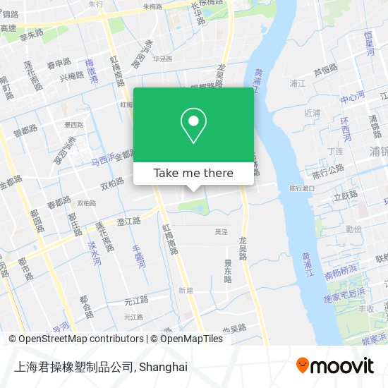 上海君操橡塑制品公司 map
