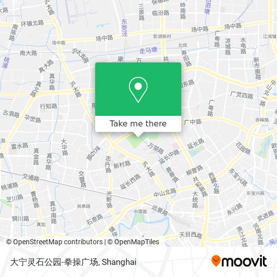 大宁灵石公园-拳操广场 map