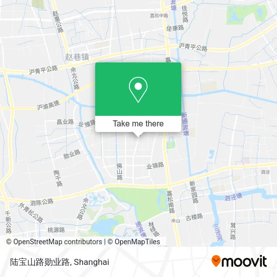 陆宝山路勋业路 map