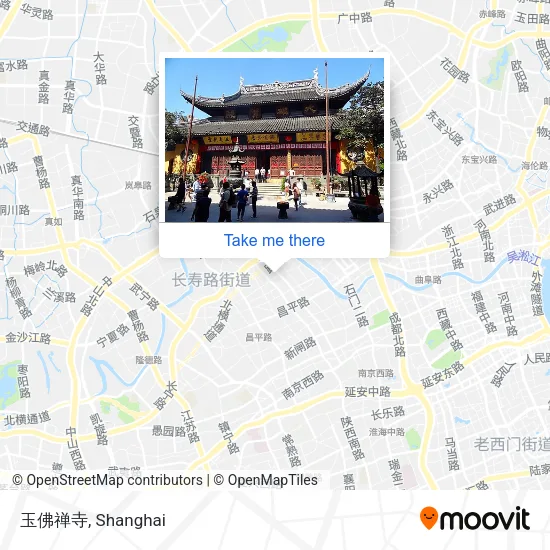 玉佛禅寺 map