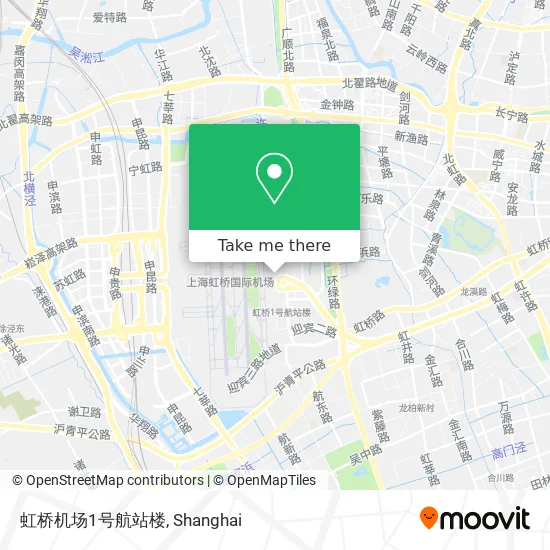 虹桥机场1号航站楼 map