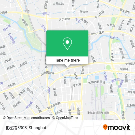 北翟路3308 map