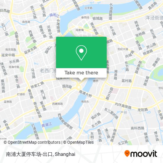 南浦大厦停车场-出口 map