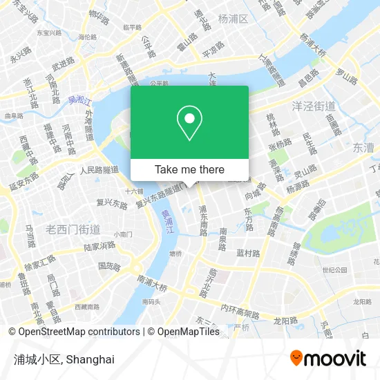 浦城小区 map