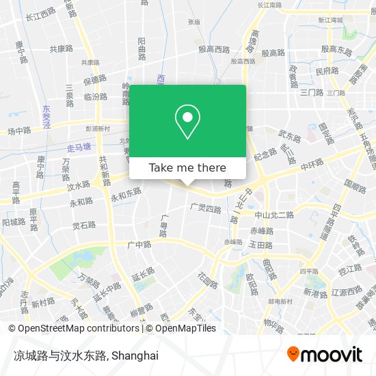 凉城路与汶水东路 map