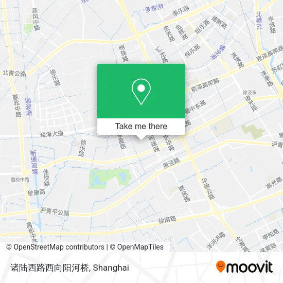 诸陆西路西向阳河桥 map