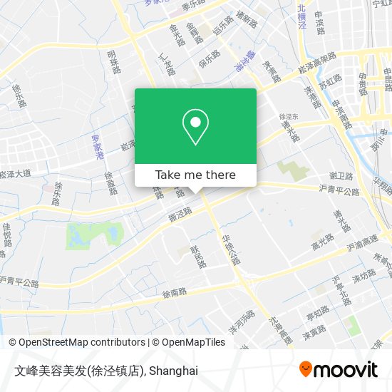 文峰美容美发(徐泾镇店) map