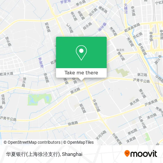 华夏银行(上海徐泾支行) map
