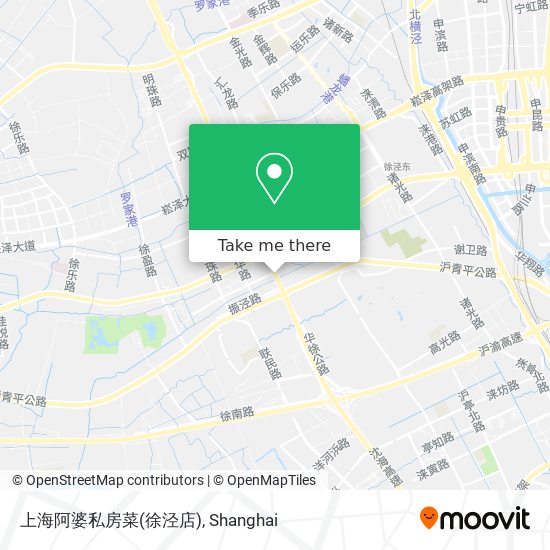 上海阿婆私房菜(徐泾店) map