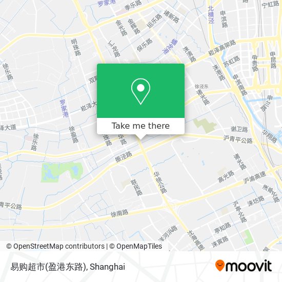 易购超市(盈港东路) map