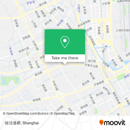 徐泾港桥 map