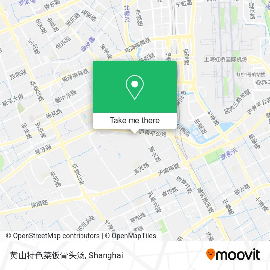 黄山特色菜饭骨头汤 map