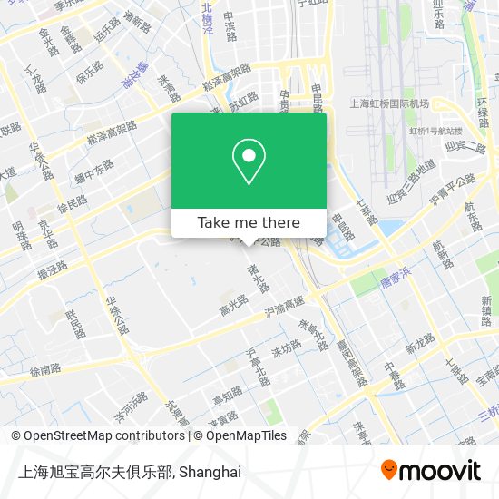 上海旭宝高尔夫俱乐部 map