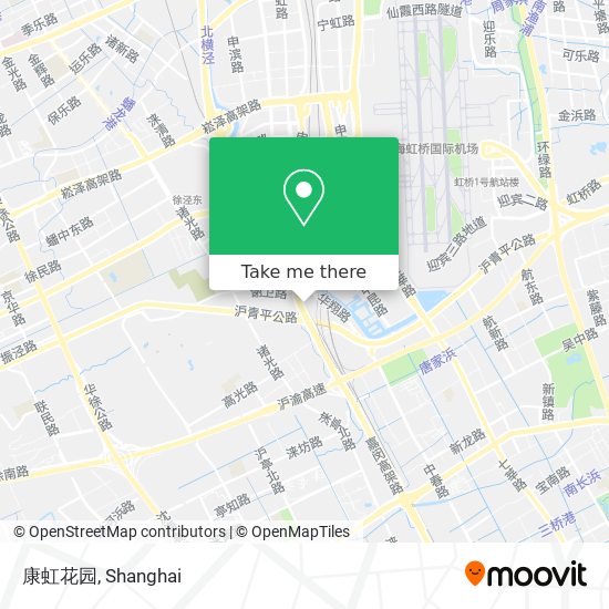 康虹花园 map