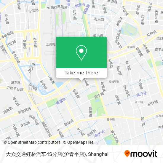 大众交通虹桥汽车4S分店(沪青平店) map