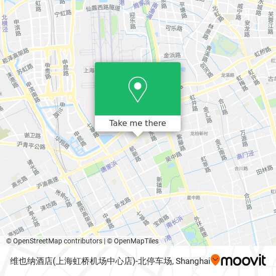 维也纳酒店(上海虹桥机场中心店)-北停车场 map