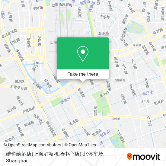 维也纳酒店(上海虹桥机场中心店)-北停车场 map