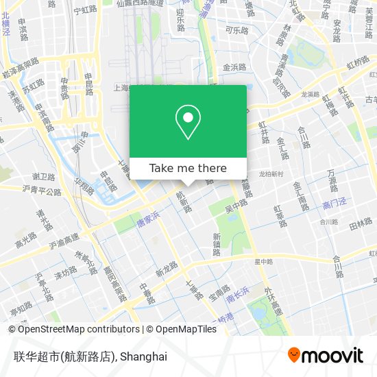 联华超市(航新路店) map