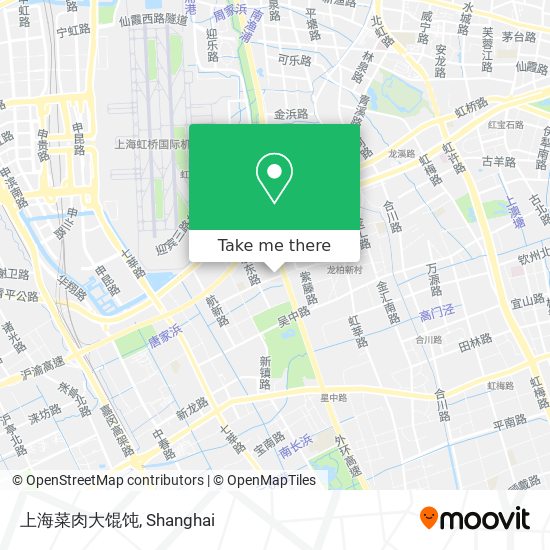 上海菜肉大馄饨 map