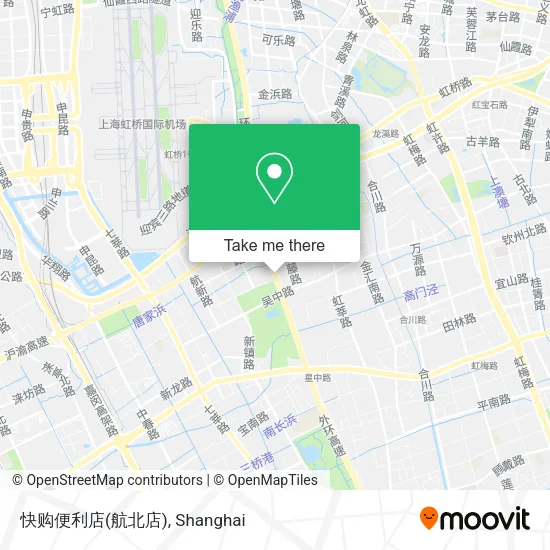 快购便利店(航北店) map