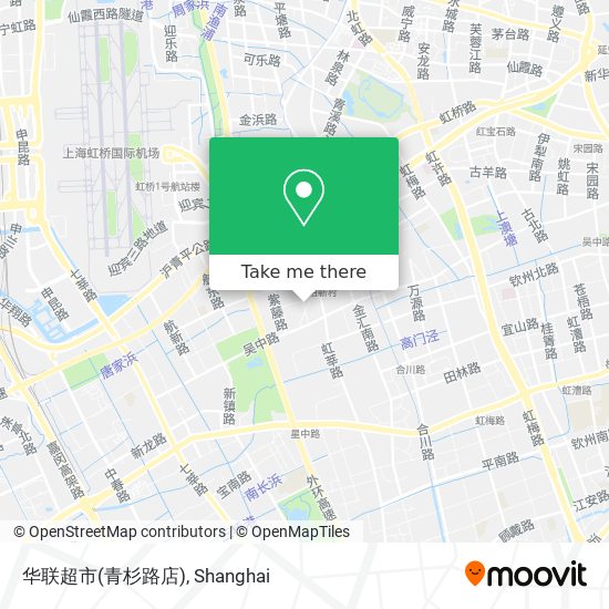 华联超市(青杉路店) map