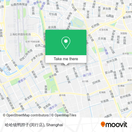 哈哈镜鸭脖子(闵行店) map