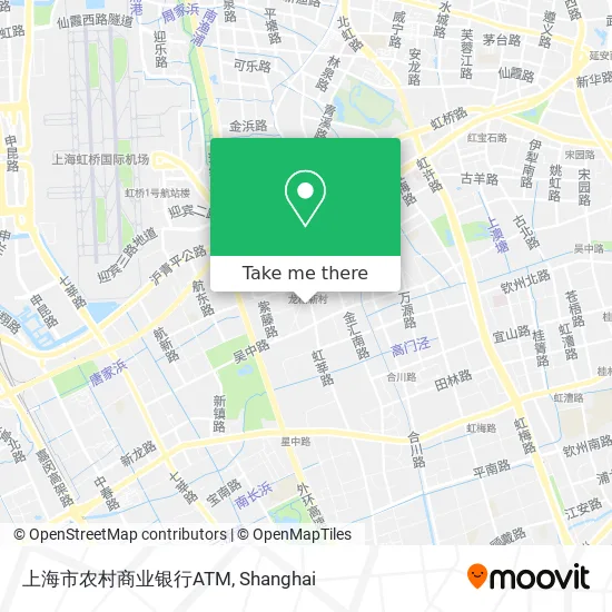 上海市农村商业银行ATM map