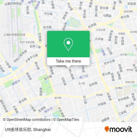 U9撞球俱乐部 map