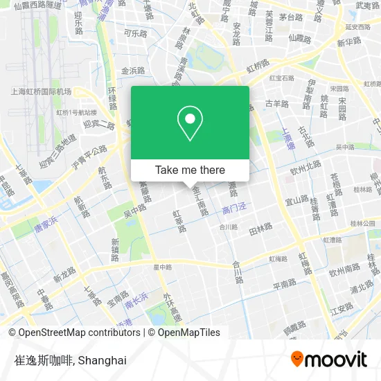 崔逸斯咖啡 map