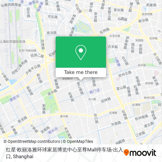 红星·欧丽洛雅环球家居博览中心至尊Mall停车场-出入口 map
