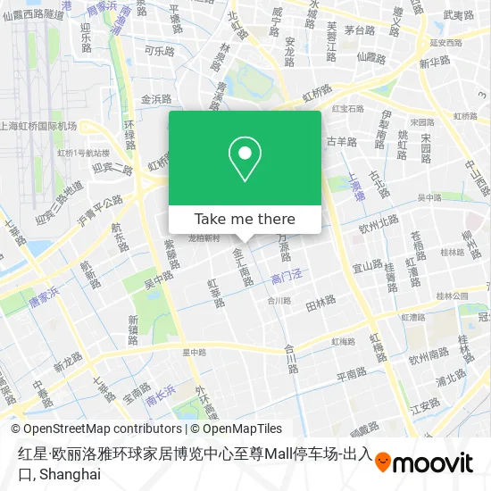 红星·欧丽洛雅环球家居博览中心至尊Mall停车场-出入口 map