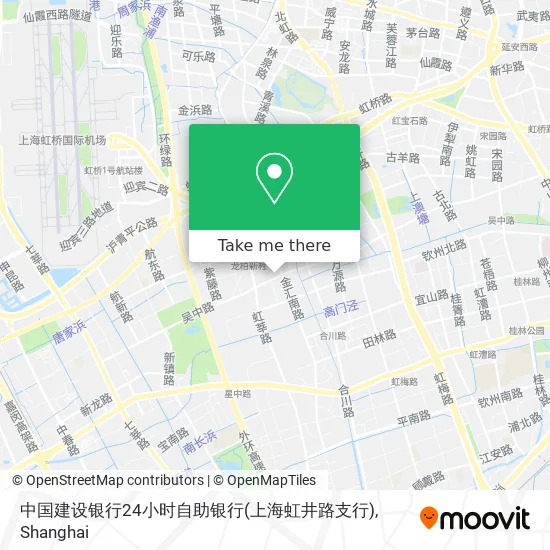 中国建设银行24小时自助银行(上海虹井路支行) map