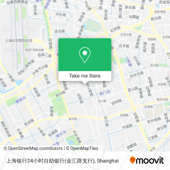 上海银行24小时自助银行(金汇路支行) map